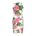 thumbnail image 4 of Drses Sleeveless Dress for Women Summer Women's Summer Fashionable Buttock Print Round Neck Sleeveless Casual Dress Sundress for Women 2024, 4 of 5