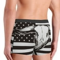 thumbnail image 5 of Kll Bull Skull On The Us Flag Men'S Cotton Boxer Briefs Underwear-Medium, 5 of 9