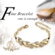 thumbnail image 1 of Pulseras para mujer, regalos para mujer, pulseras de pan de oro para mujer, cadena de cristal para boda, joyería, pulsera, 1 of 5