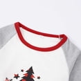 thumbnail image 5 of Family Christmas Pjs Christmas Family Outfit Kids Pajama Set Long Sleeve Crew Neck Full Length Pants Printed Soft Comfortable Sleepwear For Kids Black 6Y, 5 of 7