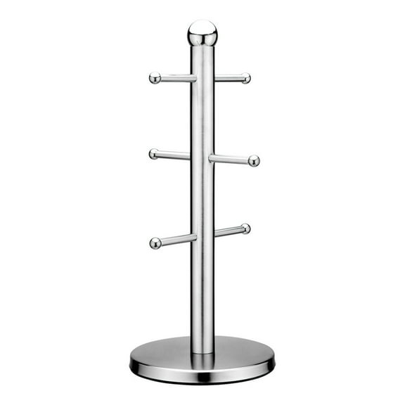 Hukai Stainless Steel Tree Shape Mug Rack Tree Tea Cup Storage Holder Stand Home Mug Hanging