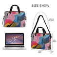 thumbnail image 3 of FORMRS 16" Laptop Bag Carrying Sleeve Case with Handle Travel Shoulder Briefcase, Stripes Pattern, 3 of 8