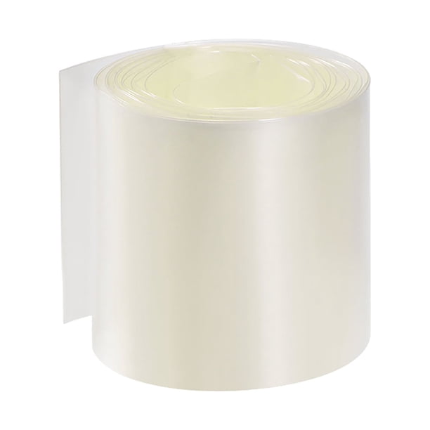 Tubo Termorretráctil de 60mm de Ancho Plano Pre Cortado para Tres 18650 de 5m de Largo Transparente