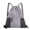 Gray, variant on Large Capacity Drawstring Sports Backpack for Gym Hiking Travel - Durable Lightweight Multi-Functional Backpack with Adjustable Straps for Men Women