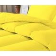 thumbnail image 5 of 1 Piece Luxurious Straight Line Pattern Comforter All Season 800 Threads Count King/Cal King Size - Ultra Soft 550 GSM 100% Egyptian Cotton (Solid Yellow Colour ), 5 of 6