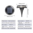 thumbnail image 2 of Luz Solar De Piso 12 Led Luces Solares Luz De Piso Luces Solares Jardín Luces Solares De Jardín Led Para Entrada Patio De Camino De Césped Minnieouse HA036019-00, 2 of 6