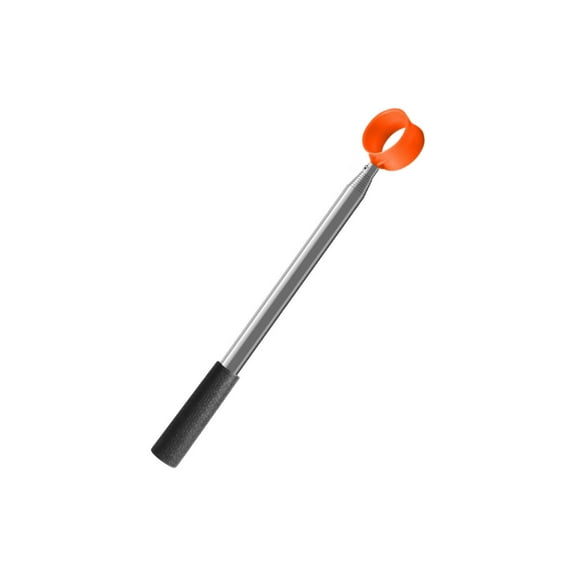 BESTSKY Golf Ball Retriever,Efficient Ball Pickup Golf Grabber Tool,Stainless Steel Golf Essentials Golf Accessories,Orange,12Ft