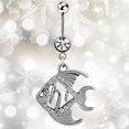 thumbnail image 2 of Navel Nail,Dangle Belly Button Rings Belly Button Rings Navel Barbell Professional Grade, 2 of 4