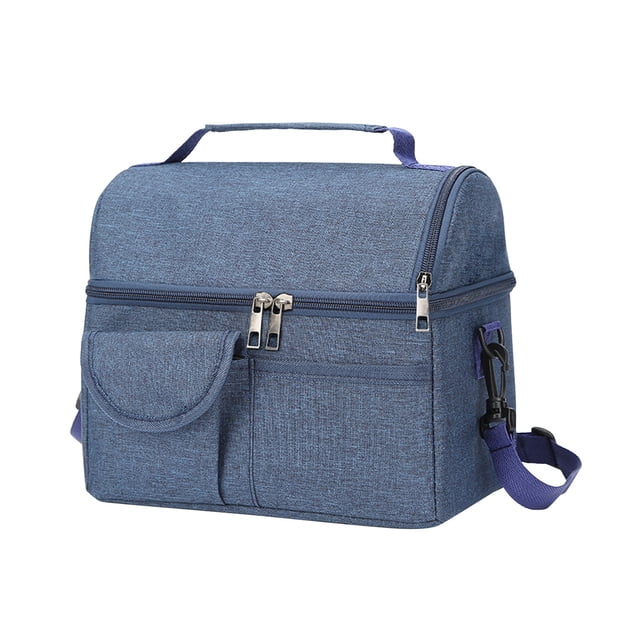Insulated Lunch Bag,Insulated Lunch Bag for Women/Men-Reusable Lunch Box for Office Work School Picnic Beach - Leakproof Freezable Bag with Removable Shoulder Strap for Kids/Adult