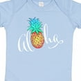 thumbnail image 4 of Inktastic Aloha in Cursive with Pineapple Rainbow Colors Boys or Girls Baby Bodysuit, 4 of 5