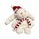 thumbnail image 3 of Llavero de peluche de conejito, regalo de cumpleaños, decorativo, de moda, bonito llavero, muñeco de peluche Raya roja blanca, 3 of 7