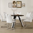 thumbnail image 2 of Sintered Stone Dining Table Set with 6 Chairs / Elegant and Durable for Long-term Use, 2 of 7
