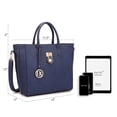 thumbnail image 5 of Dasein Women Handbags Purses Large Tote Shoulder Bag top Handle Satchel Bag for Work, 5 of 9
