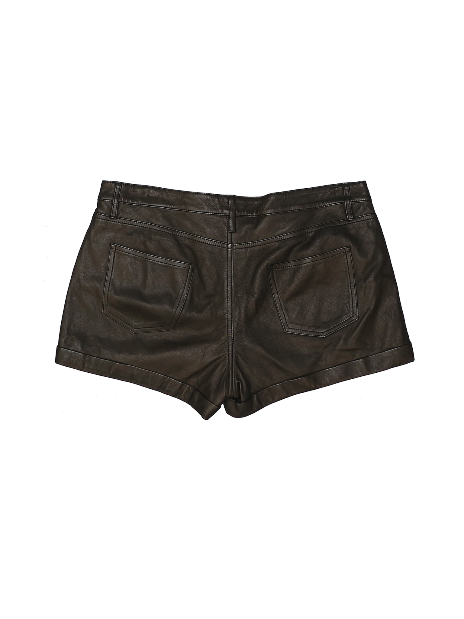Faux Leather Shorts - Walmart 