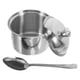 thumbnail image 4 of Tarro de condimentos de acero inoxidable con tapa y cuchara, recipiente para condimentos, tarro hermético para especias para almacenamiento en la cocina, azucarero para café y té, tamaño S, 4 of 5