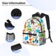 thumbnail image 3 of Disketp Animals Mochila Ligera Clásica con Múltiples Bolsillos, Mochila Casual para Hombre y Mujer, Ideal para Escuela, Trabajo y Viajes, 3 of 6