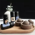 thumbnail image 4 of Tibvox Handcrafted Wooden Sphere Essential Oil Diffuser Natural Aromatherapies Decors For Indoor And Car Use Long Lasted Scent, 4 of 17