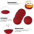 thumbnail image 3 of Leather Coasters Spill Protection For Table Desk Durable And Non Slip Leather Coaster Fit Common, 3 of 5