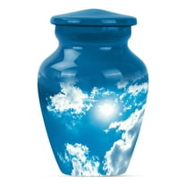 SUBSH Clouds Urn - Memorial Keepsakes for Ashes - Cremation Urns for Adult Ashes Men - Urn for Human Ashes - Ash Urns for Humans - Cremation Urns Adult (3 inch Pack of 1)