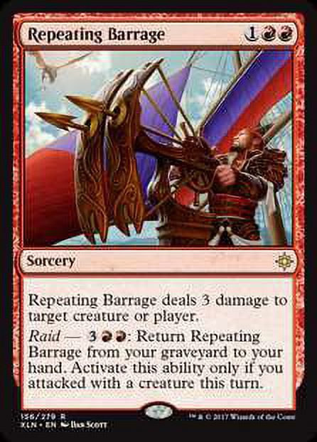 MtG Ixalan Rare Repeating Barrage #156