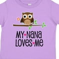 thumbnail image 4 of Inktastic My Nana Loves Me Owl Girls Toddler T-Shirt, 4 of 5