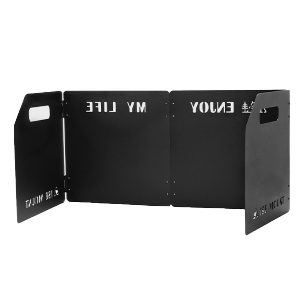 Aosijia Stove Wind Deflector Outdoor Stove Fourfold Windshield Camping