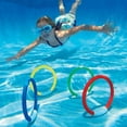thumbnail image 3 of Summer Pool Diving Swimming Toys For Kids  Fun Swim Games Sinking Set  Underwater Dive Gifts With Storage Bag Include Gems Rings Sea Animals For Boys Girls Toddlers 26 Pack, 3 of 4