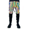 thumbnail image 3 of Hfolob Pants For Men Mens Colorful Reflective Pants Casual Hop Hop Leg Pants Colorful Reflective Pants Outdoor Pants, 3 of 9