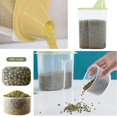 thumbnail image 4 of Tanque de almacenamiento de cereales de 4 piezas, Contenedores de almacenamiento de cereales, Contenedores de cereales de plástico, Tanque de almacenamiento de alimentos secos, Utilizado para alimentos secos, Cereales, Harina, Café, 1.9L ACTIVE Biensenido a ACTIVE, 4 of 5