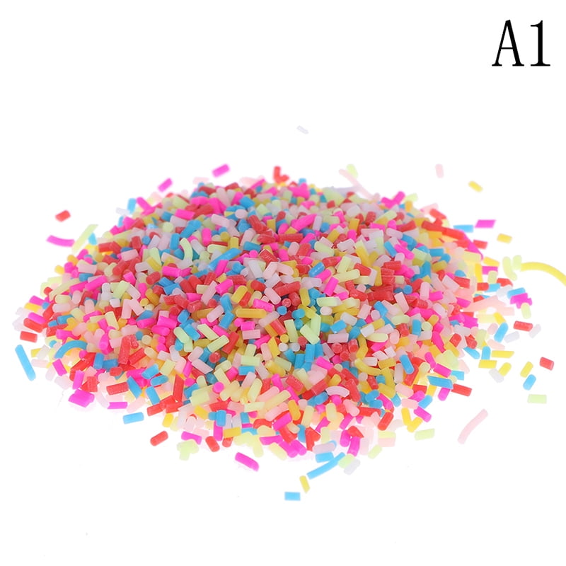 10g Polymer Clay Fake Candy Sweets Simulation Creamy Sprinkles Phone Shell/ JT 
