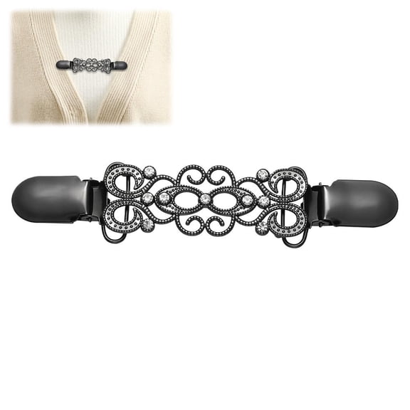Cinch Clip, 5PCS Retro Sweater Clips for Cardigans,Waist Tightener Cincher Vintage Variety of Styles Sweater Dress Shawl Cardigan Collar Clips to Tighten Dress Pant for Women