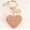 Champagne, variant on Rhinestone Heart Keychain - Single Piece, Sparkling Crystal Love Heart Car Key Ring & Bag Charm Accessory (Multiple Colors Available)