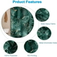thumbnail image 4 of Mineral Green Shower Curtain Abstract Dark Green Marble Stall Bathtub RV Room Partition Modern Waterproof Fabric Curtains with Hooks (36"x72) Bring Nature Indoors, 4 of 6