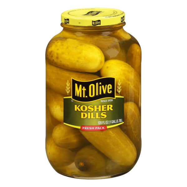 Mt. Olive Kosher Dill Pickles, 128 oz