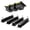 4 Pack, variant on 4 Pack Overhead Ceiling Mount Track Storage System For 27 Gallon Totes
