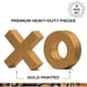 thumbnail image 4 of 10 Piece Premium Solid Wood Tic-tac-toe Board Game Giant Gold 14inch Outdoor/indoor Party Set Toy For Children/ Adults Perfect For Backyard Entertainm, 4 of 5