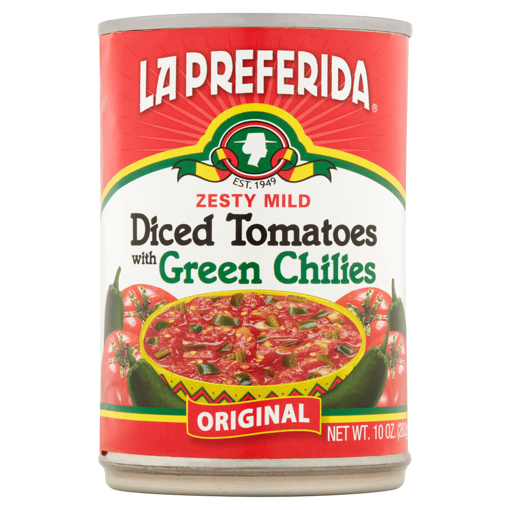 La Preferida Zesty Mild Diced Tomatoes with Green Chilies, 10 oz [Pack
