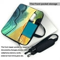 thumbnail image 3 of ZICANCN Laptop Case 13 inch, Hand Painted Abstract Watercolor Work Shoulder Messenger Business Bag for Women and Men, 3 of 9