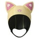 thumbnail image 1 of Gorro de neopreno con orejas de gato para buceo, para la cabeza y natación Amarillo, 1 of 9