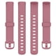 thumbnail image 2 of Soft Silicone Smart Watch Strap Metal Buckle Waterproof for Fitbit Inspire 3, 2 of 9