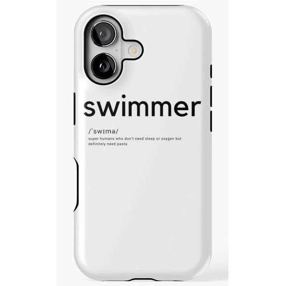 Swimmer Definition Sports Enthusiast Art Phone Case for iPhone 17 16 15 14 13 12 11 Pro Max