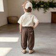 thumbnail image 2 of Joggers for Boys 6M-12T Cute Baggy Sweatpant Wide Leg Sweatpantss with Pockets Workout Athletic Pants Kids Sweatpants Size 7-8 Years, 2 of 6