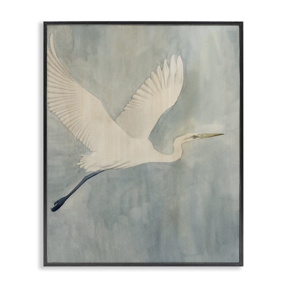 Stupell Industries Traditional Island Specter Bird Black Framed Giclee Art, 11 x 14, by Grace Popp