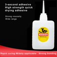 thumbnail image 4 of 502 Fast Repair Super Glue - Strong Bond for Leather, Rubber, Metal, Glass - Quick Drying Adhesive Tool, 4 of 5