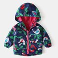 thumbnail image 3 of Ropa impermeable cálida de otoño para niños y niñas, chaqueta con capucha rígida de lana, chaquetas con cremallera estampadas, abrigos cálidos de invierno para niños, prendas de vestir, 3 of 5