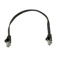 thumbnail image 1 of Monoprice - Patch cable - RJ-45 (M) to RJ-45 (M) - 1 ft - UTP - CAT 5e - booted, snagless, stranded, flat - black, 1 of 2