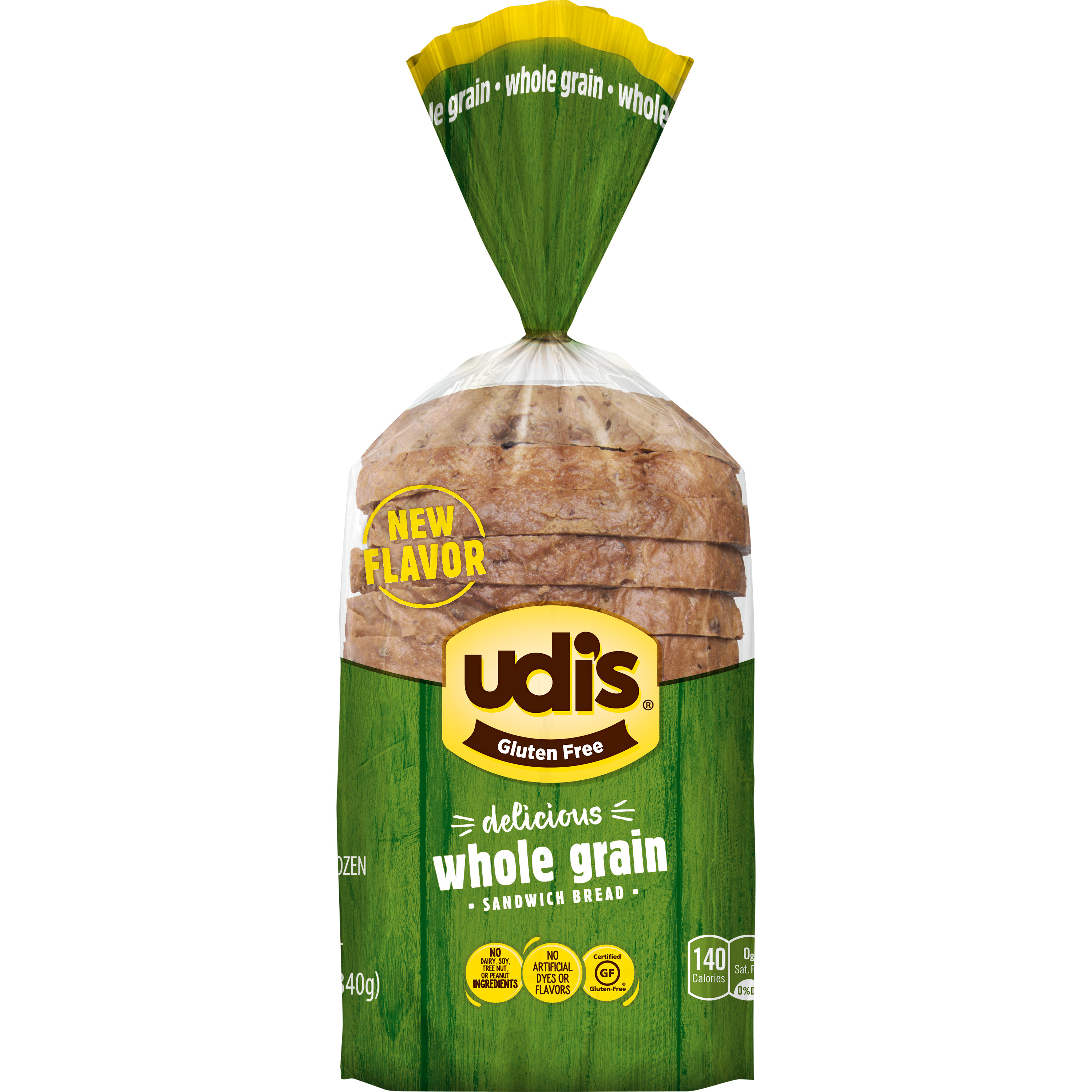 (8 Pack)GlutenFree Delicious Soft WholeGrain Sandwich Bread, 12oz