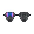 thumbnail image 1 of wonima02 One-piece Mask Windscreen Riding Motorcycle Eyewear Off-Road Motorcycle Goggles Windshield Black Skull Model-2 pcs, 1 of 1
