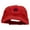 Red, variant on Bowser Silhouette Embroidered Low Profile Dyed Cotton Twill Cap - Black OSFM
