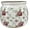 Rustic, variant on Vintage Ceramic Ice Crack Flower Pot with Drainage Holes, Country Rustic Planters for Indoor and Outdoor,Tuscan Decor,Home,Living Room, Garden Decor, Gardening Gift (Garden)